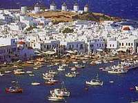 Der Hafen von Mykonos