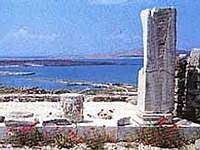Ausgrabungsstätte auf Delos