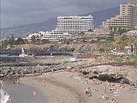 Der Strand von Playa de las Americas