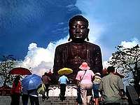Der große Buddha auf Mt. Bagua in Taiwan