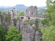 Die Basteibrücke bei Rathen